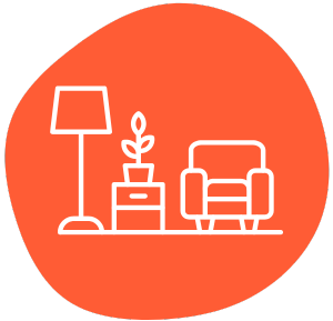 living room icon